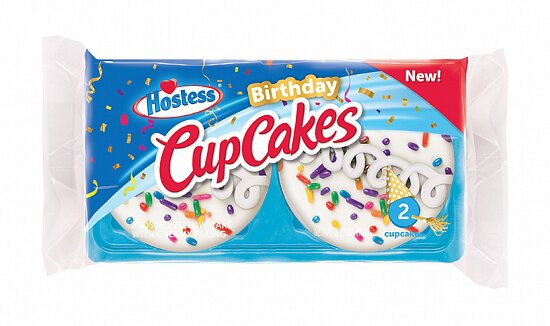 Hostess Birthday Cupcake 2er 92g
