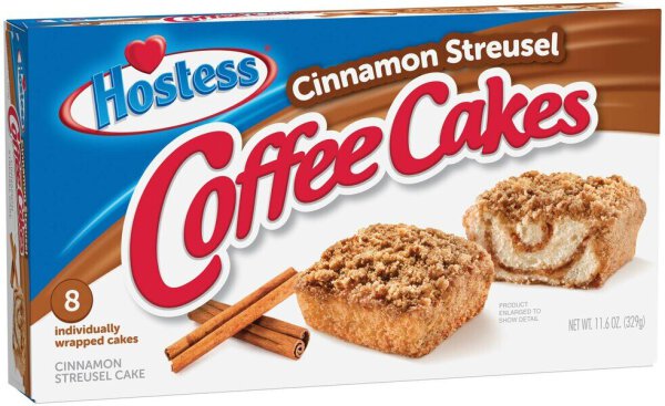Hostess Cinnamon Streusel Coffee Cakes 6x329g