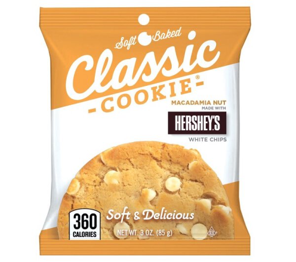 Classic Cookie &ndash; Macadamia Nut with Hershey&rsquo;s White Chips Cookie 85g