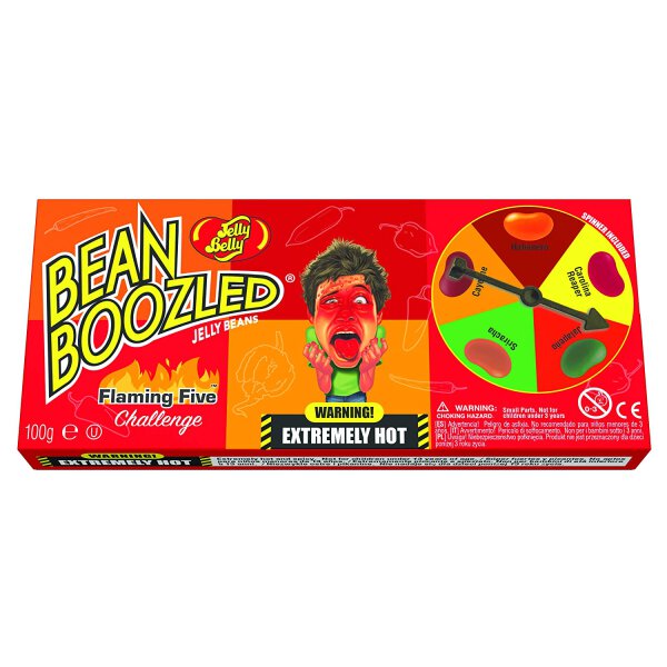 Jelly Belly Bean Boozled &quot;Flaming Five Challenge&quot; Gl&uuml;cksrad 100g
