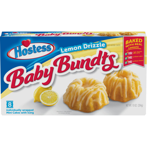 Hostess Baby Bundts Cake Lemon Drizzle 283g