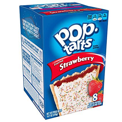 Kellogg&acute;s Frosted Pop Tarts Strawberry 12x384g