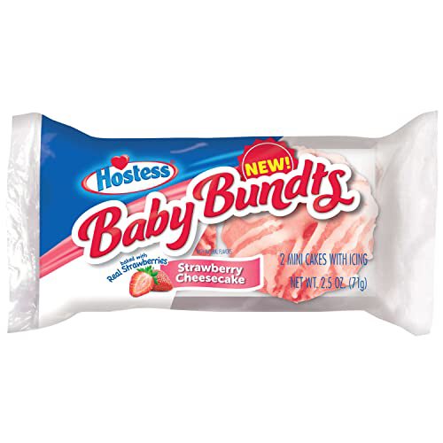Hostess Baby Bundts Strawberry Cheesecake 36x71g