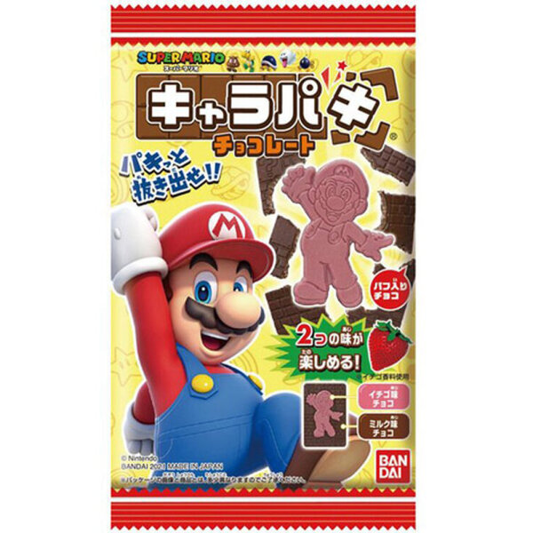 Super Mario Kyarapaki Milk Chocolate 24g