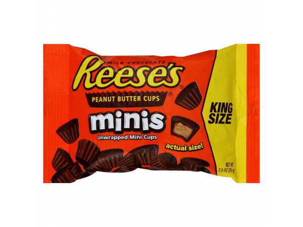 Reeses Peanutbutter Cups minis unwrapped Kingsize 70g