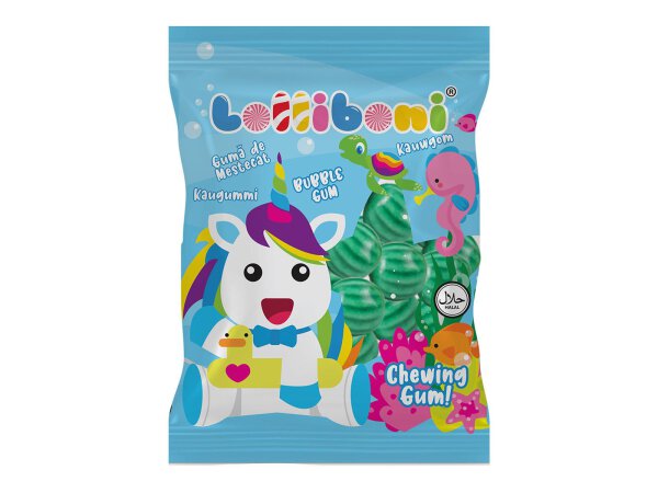 Lolliboni Unicorn Bubble Gum 80g