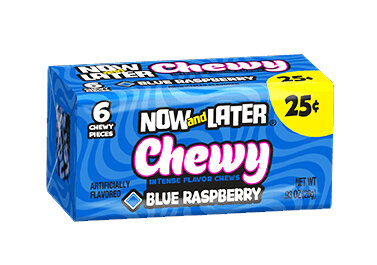 Now &amp; Later Chewy Blue Rasperry 26g